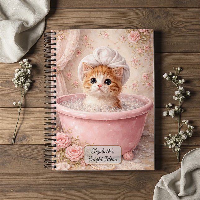 Carnet Bain de Chat Mignon (Créateur téléchargé)
