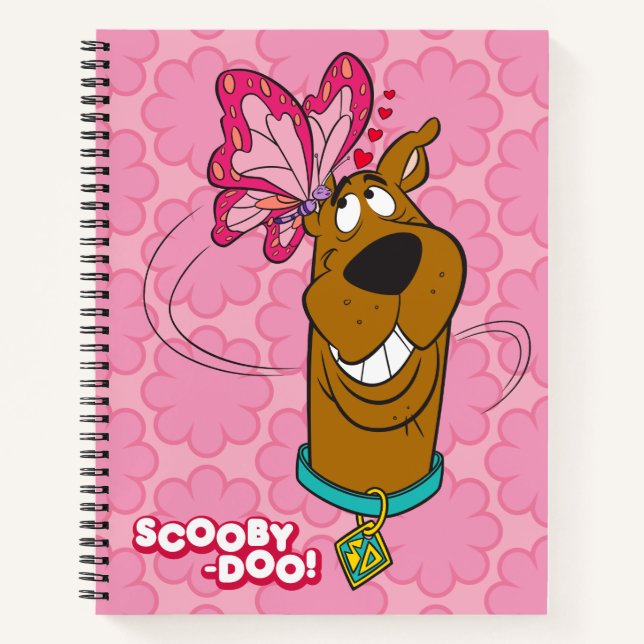 Carnet Baisers à papillon Scooby-Doo (Devant)