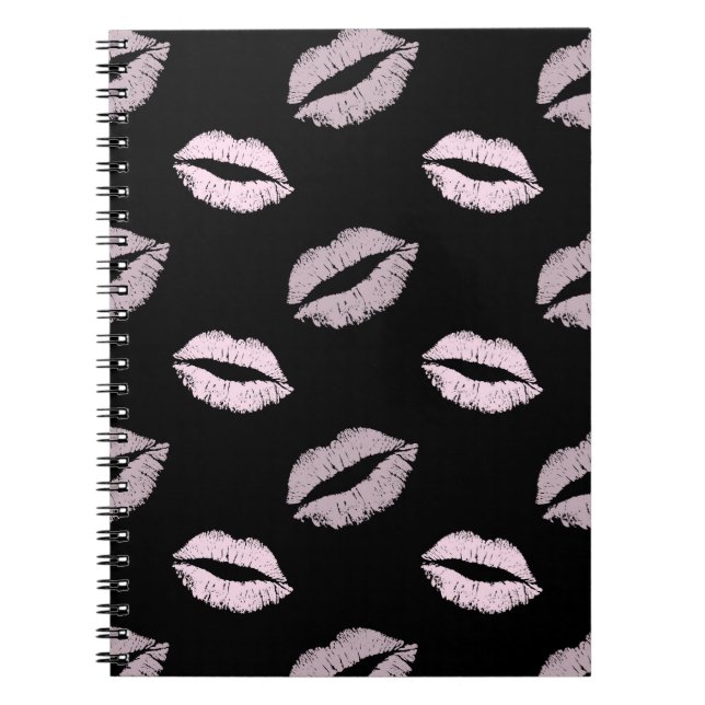 Carnet Baisers Rose Argenté (Devant)