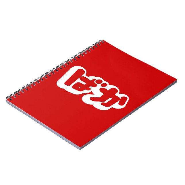 Carnet BAKA ばか ~ Fool in Japanese Hiragana Script (Côté gauche)