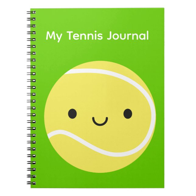 Carnet Bal de tennis de Kawaii (Devant)