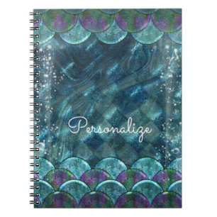 Carnet Balances de sirènes sous la mer enchantées magique