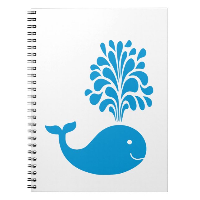 Carnet Baleine amusante (Devant)