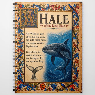 Carnet Baleine, Art de Bestiaire Médiéval