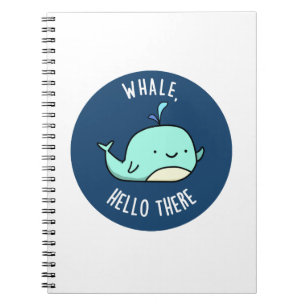 Carnet Baleine Bonjour Drôle de Baleine Jeu de Mots 