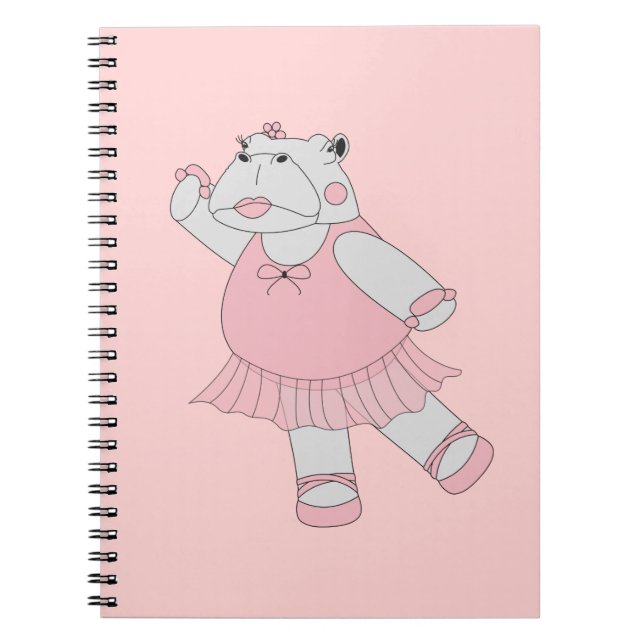 Carnet Ballerin Hippo Illusima Rose Clair (Devant)