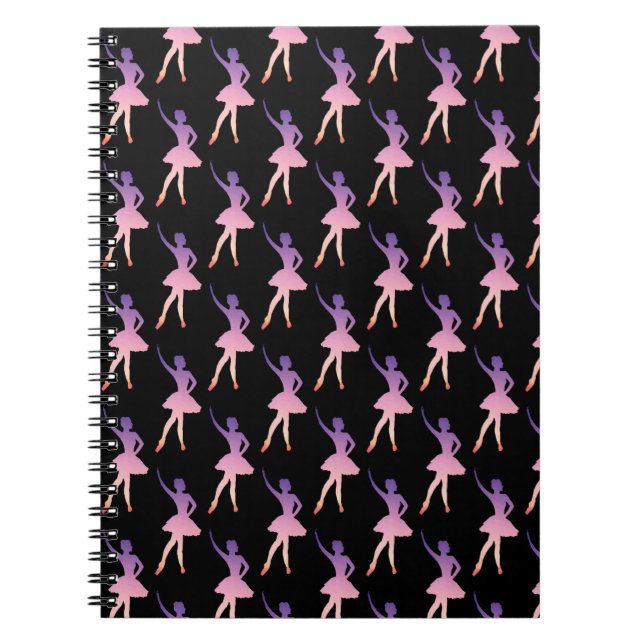 Carnet Ballerina dans la conception géométrique moderne (Devant)