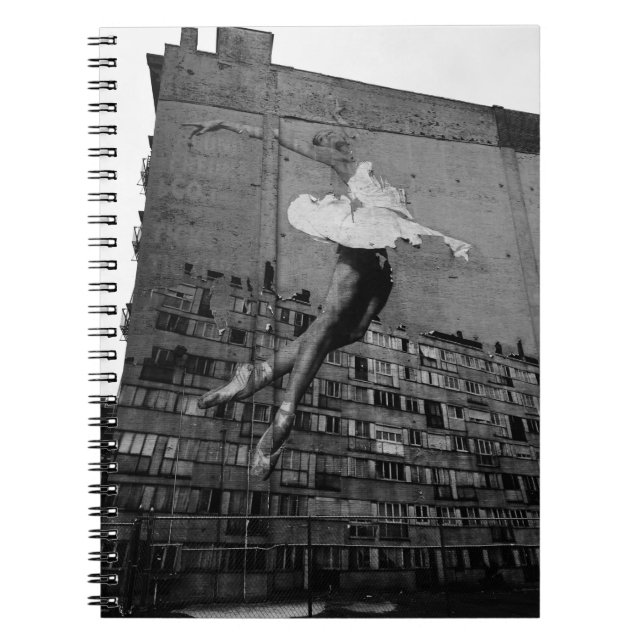 CARNET BALLERINA EN ROBE BLANCHE MURAL (Devant)