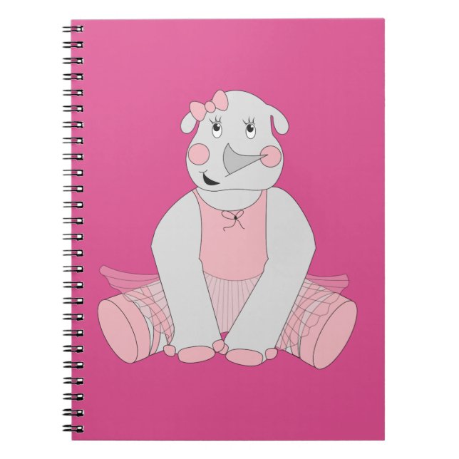 Carnet Ballérine Rhino illusima (Devant)