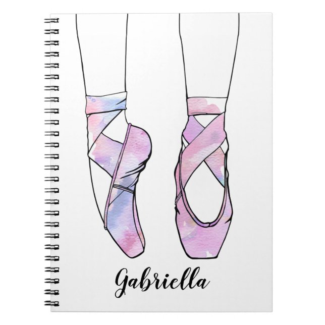 Carnet Ballet personnalisé Ballerina (Devant)