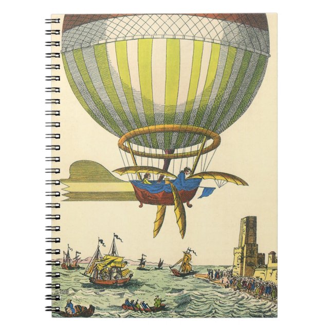 Carnet Ballon à air chaud de science-fiction Steampunk vi (Devant)