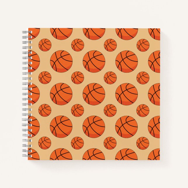 Carnet Ballon de basket dessiné (Devant)