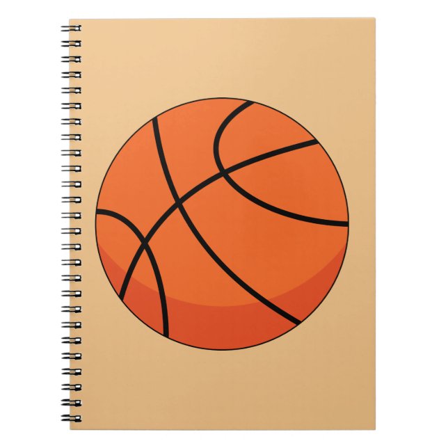 Carnet Ballon de basket dessiné (Devant)