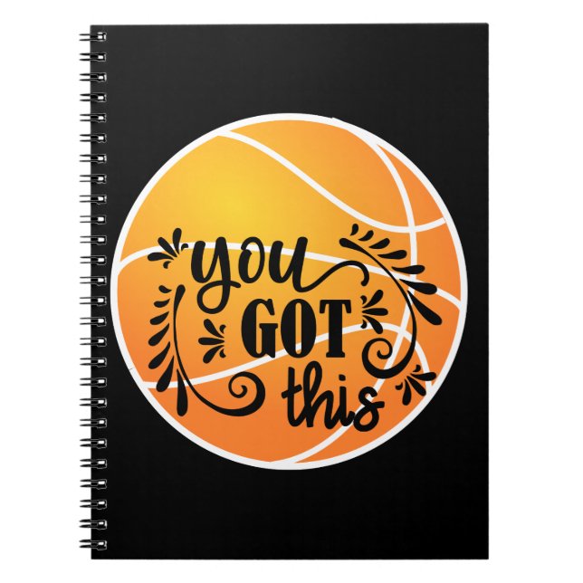 Carnet Ballon de basket | Vous Avez Obtenu (Devant)