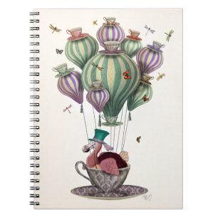 Carnet Ballon de dronte avec des libellules