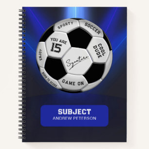 Carnet Ballon de Football Personnalisé pour Anniversaire