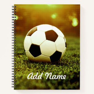 Carnet Ballon de football sur l'herbe