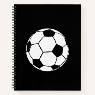 Carnet Ballon de Football Vintage Classique Illustré Usé