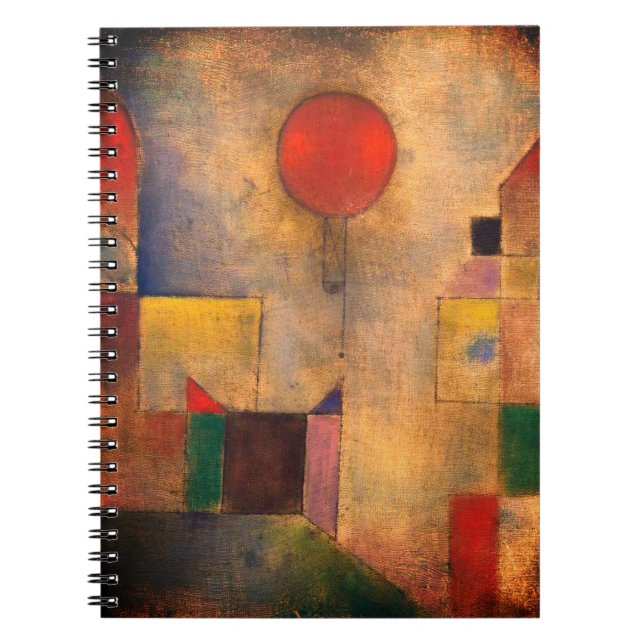 Carnet Balloon rouge par Paul Klee (Devant)