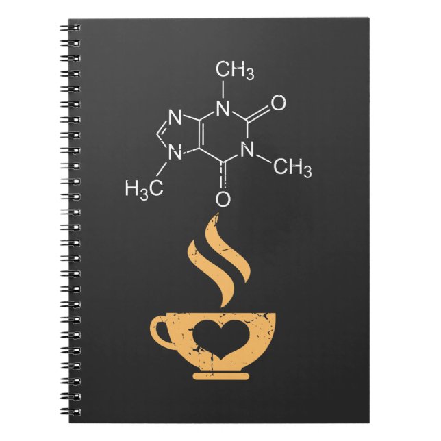 Carnet Ballots de la Science d'amant de café de cadeau de (Devant)