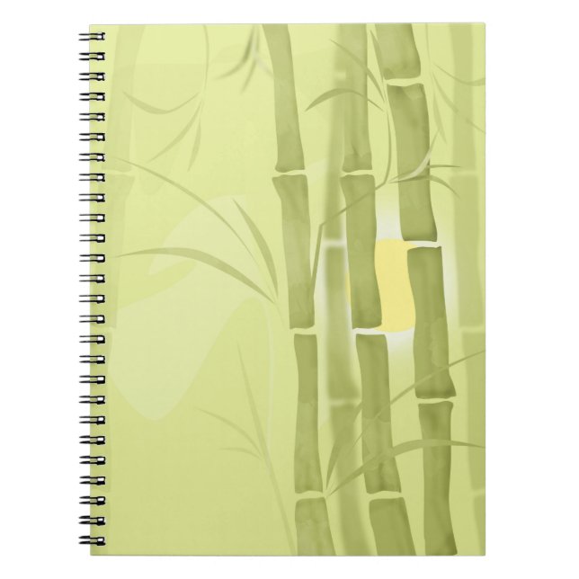 Carnet Bamboo vert (Devant)