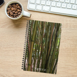 Carnet Bambou vert Stalks Botanique