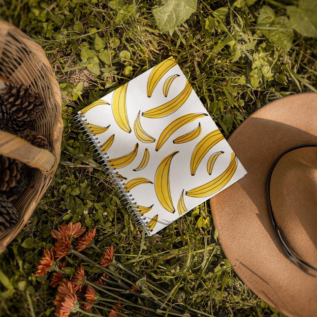 Carnet Bananes d'aquarelle - jaune (Créateur téléchargé)