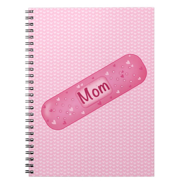 Carnet   Band-aid mom  soft pink  (Devant)