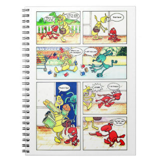 Carnet Bande dessinée avec personnages fantastiques