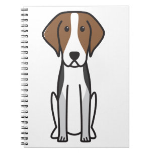 Carnet Bande dessinée de chien de fox-hound américain