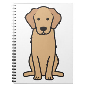 Carnet Bande dessinée de chien de golden retriever