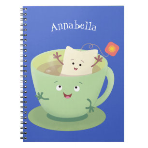 Carnet Bande dessinée de la tasse de thé mignonne humour