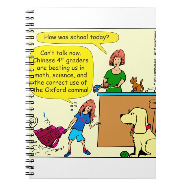 Carnet bande dessinée de virgule d'Oxford de la science (Devant)