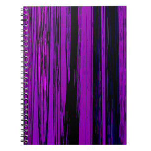 Carnet Bandes Abstraites pourpres 606