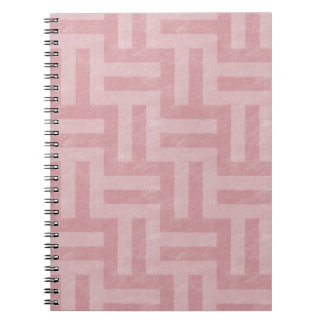 Carnet Bandes Abstraites roses