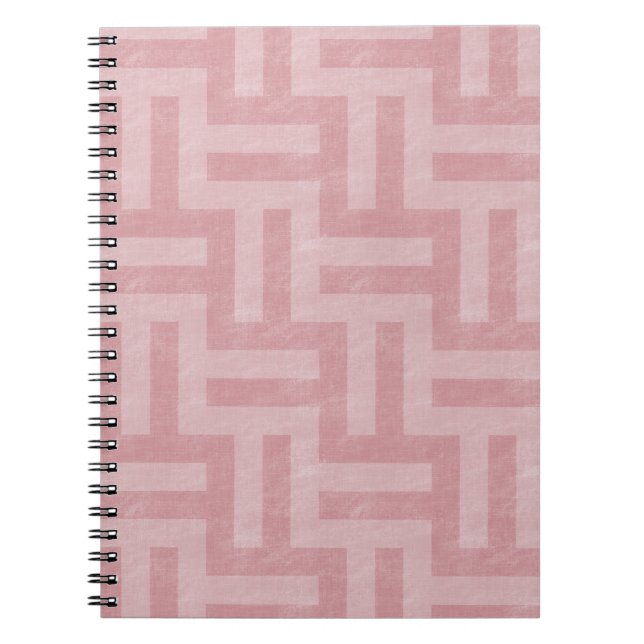 Carnet Bandes Abstraites roses (Devant)