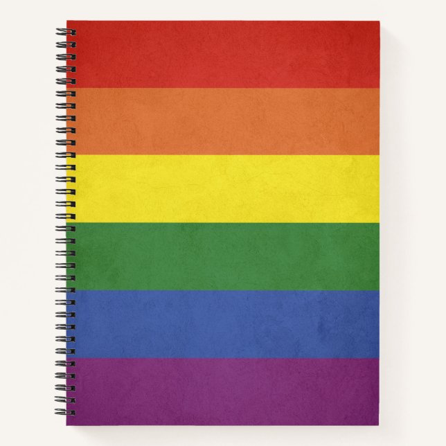 Carnet Bandes arc-en-ciel (Devant)