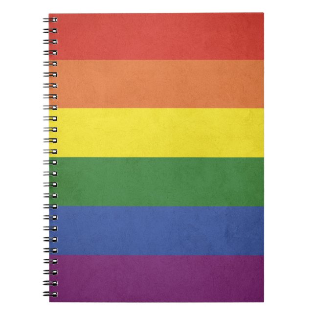 Carnet Bandes arc-en-ciel (Devant)