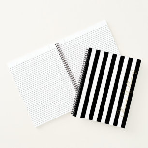 Carnet Bandes blanches noires