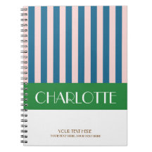 Bandes colorées élégantes avec monogramme personna