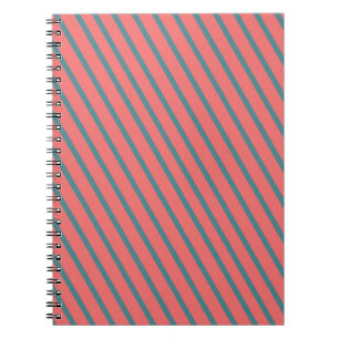 Carnet Bandes diagonales de corail