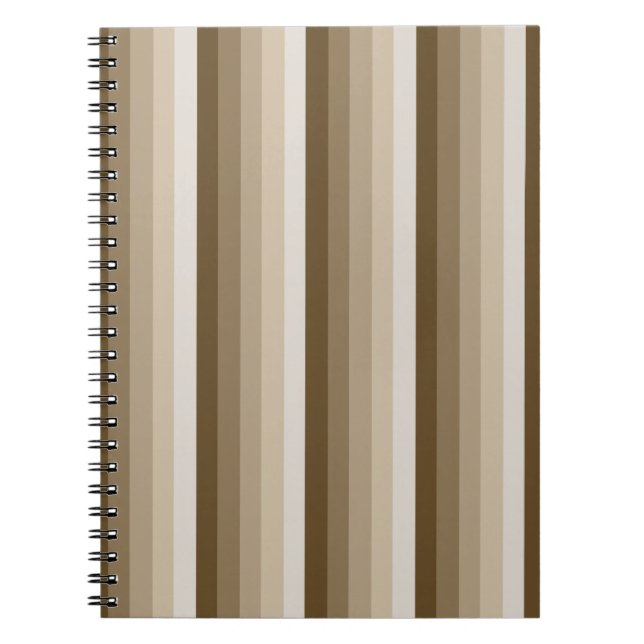 Carnet Bandes d'ombre Brown (Devant)