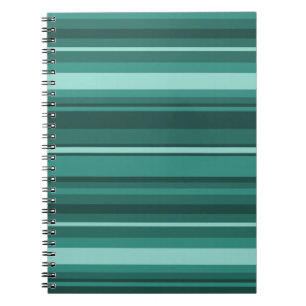 Carnet Bandes turquoises