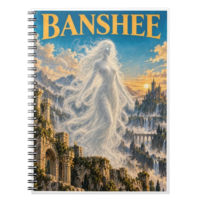 Carnet Banshee, Monstre de Fantasy Gothique (Devant)