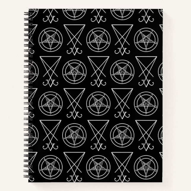 Carnet Baphomet & Sigil de Lucifer (Devant)