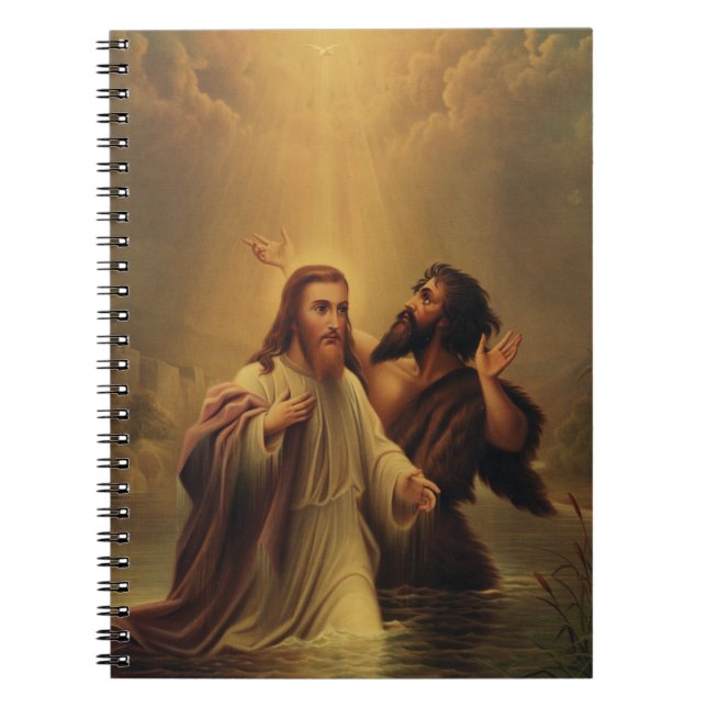Carnet Baptême de Jésus-Christ (Devant)