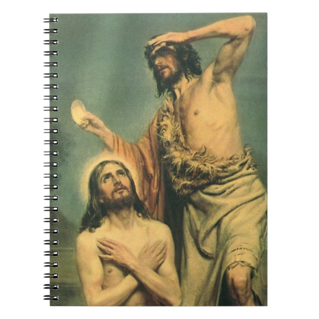 Carnet Baptême de Jésus Christ par Jean le Baptiste (Devant)