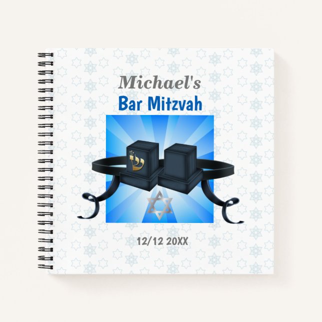 Carnet Bar Mitzvah, remerciez vos invités avec ceci (Devant)