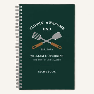 Carnet Barbecue Papa Moderne Recette Personnalisée