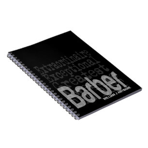 Carnet Barber Extraordinaire PERSONNALISÉ